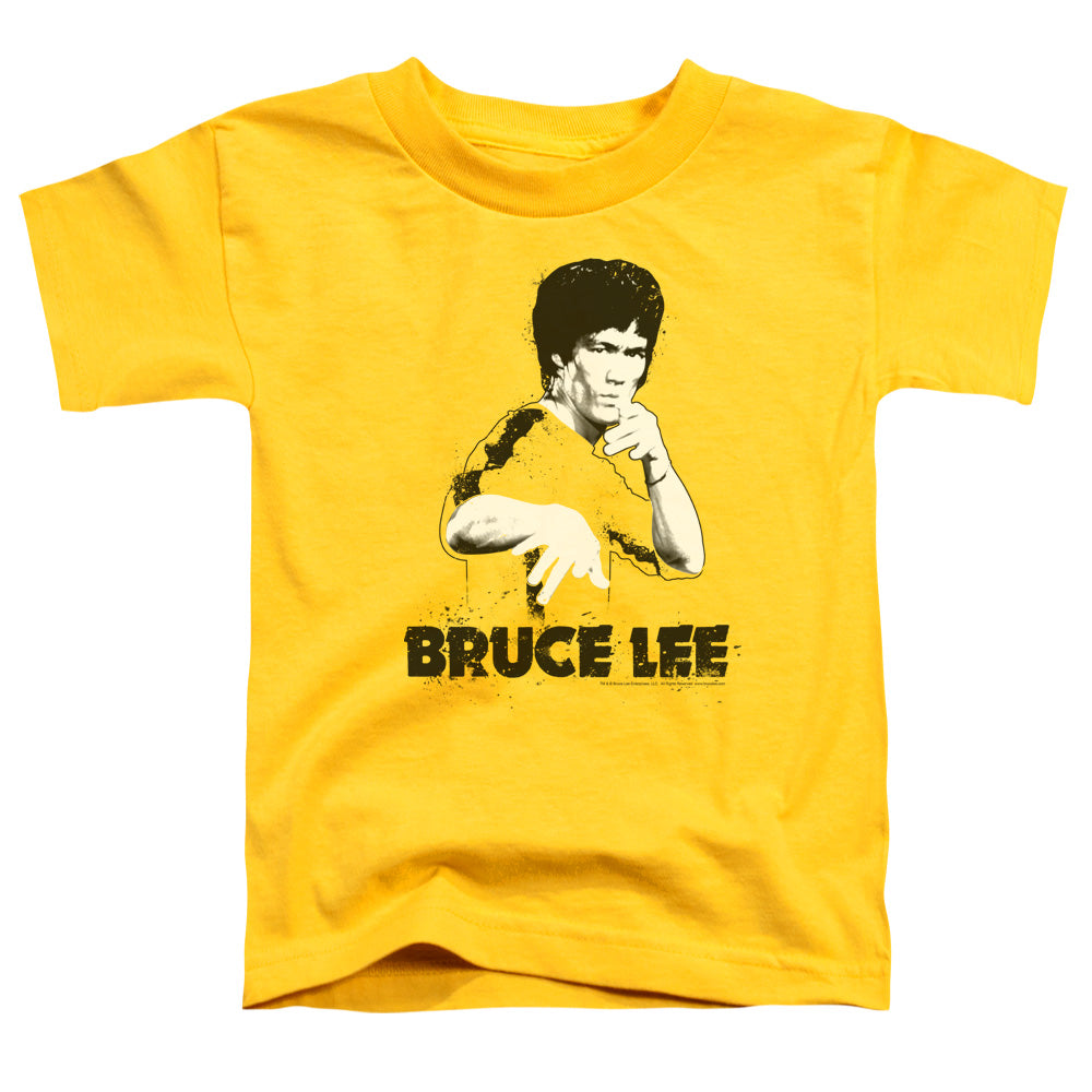 Bruce Lee - Suit Splatter - Short Sleeve Toddler Tee - Yellow T-shirt