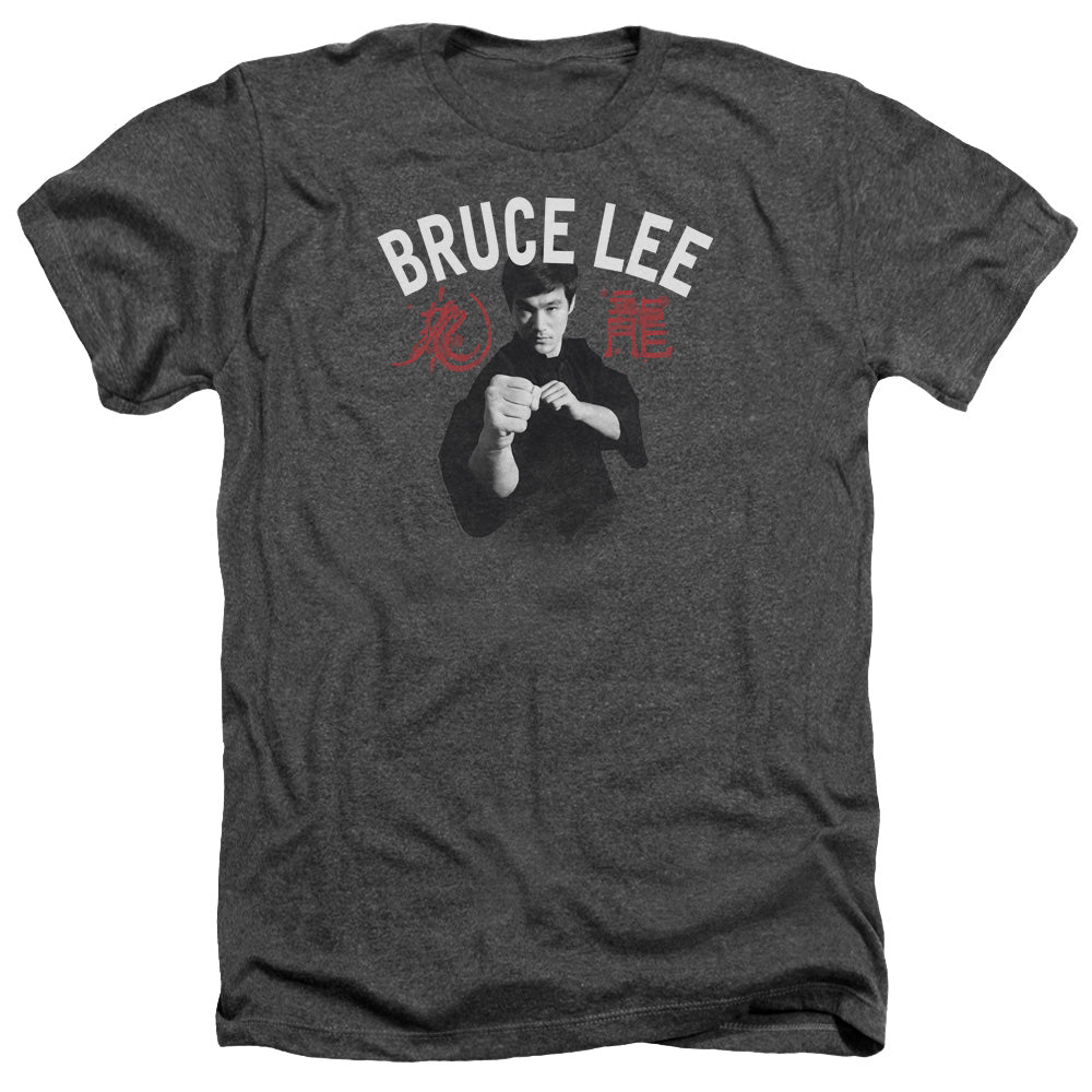 Bruce Lee - Ready - Adult Heather - Charcoal