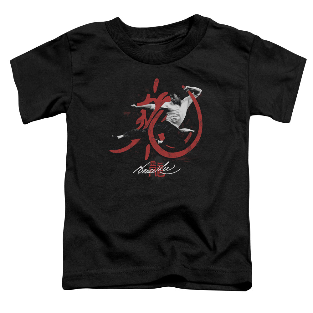 Bruce Lee - High Flying - Short Sleeve Toddler Tee - Black T-shirt