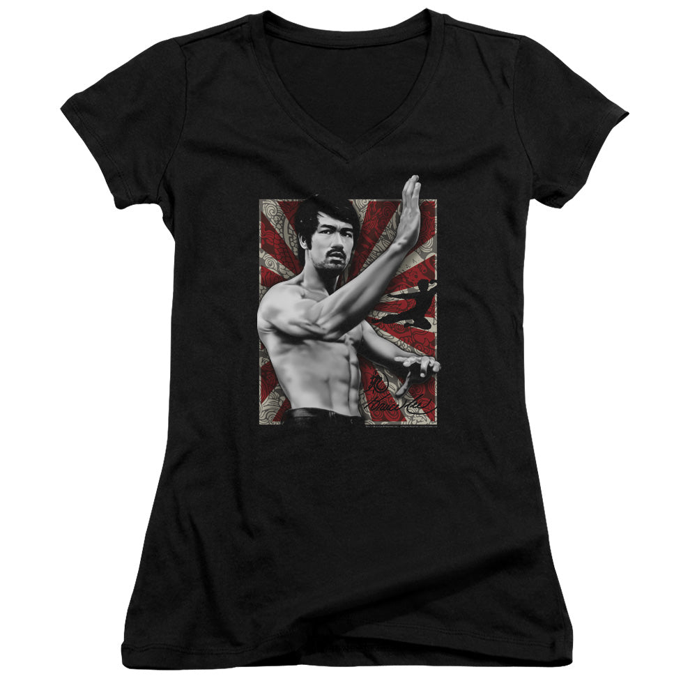 Bruce Lee Concentrate - Junior V-neck - Black