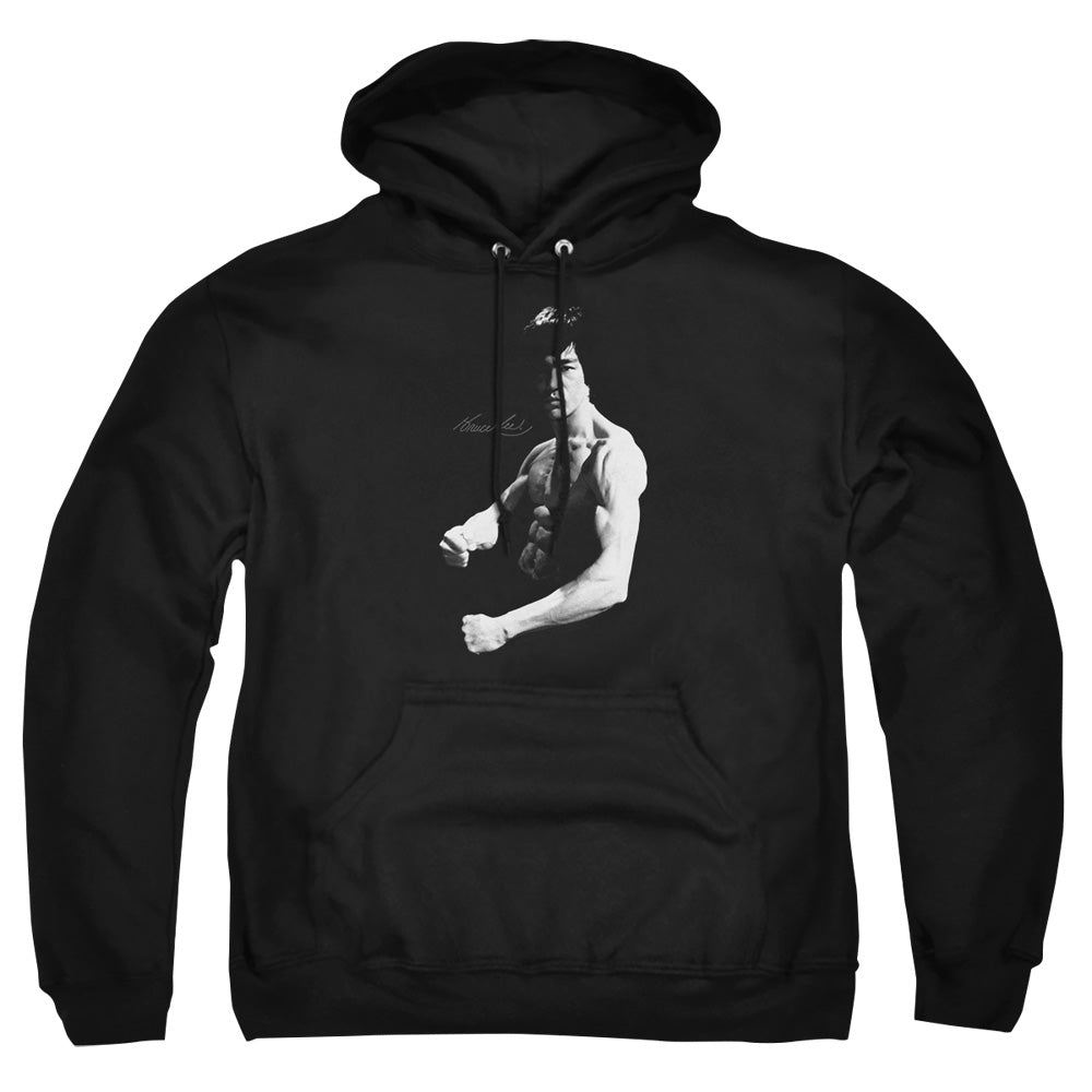 Bruce Lee - Stance - Adult Pull-over Hoodie - Black
