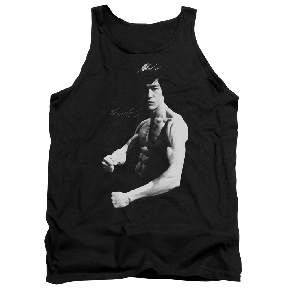 Bruce Lee Stance - Adult Tank - Black
