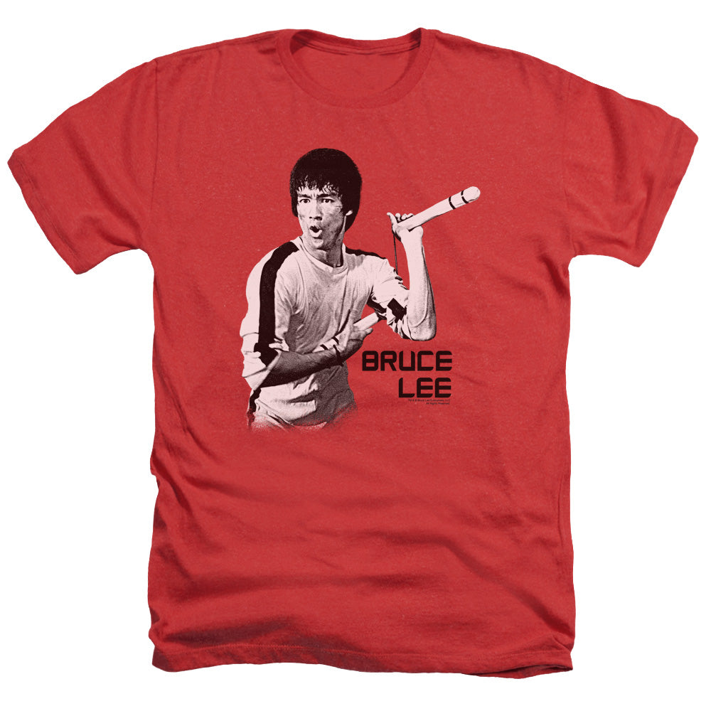 Bruce Lee - Nunchucks - Adult Heather - Red