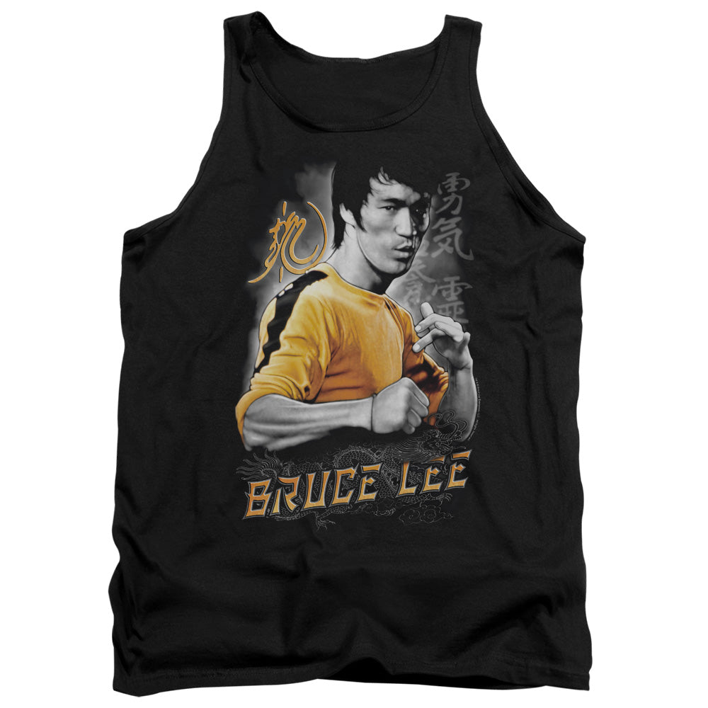 Bruce Lee - Yellow Dragon - Adult Tank - Black