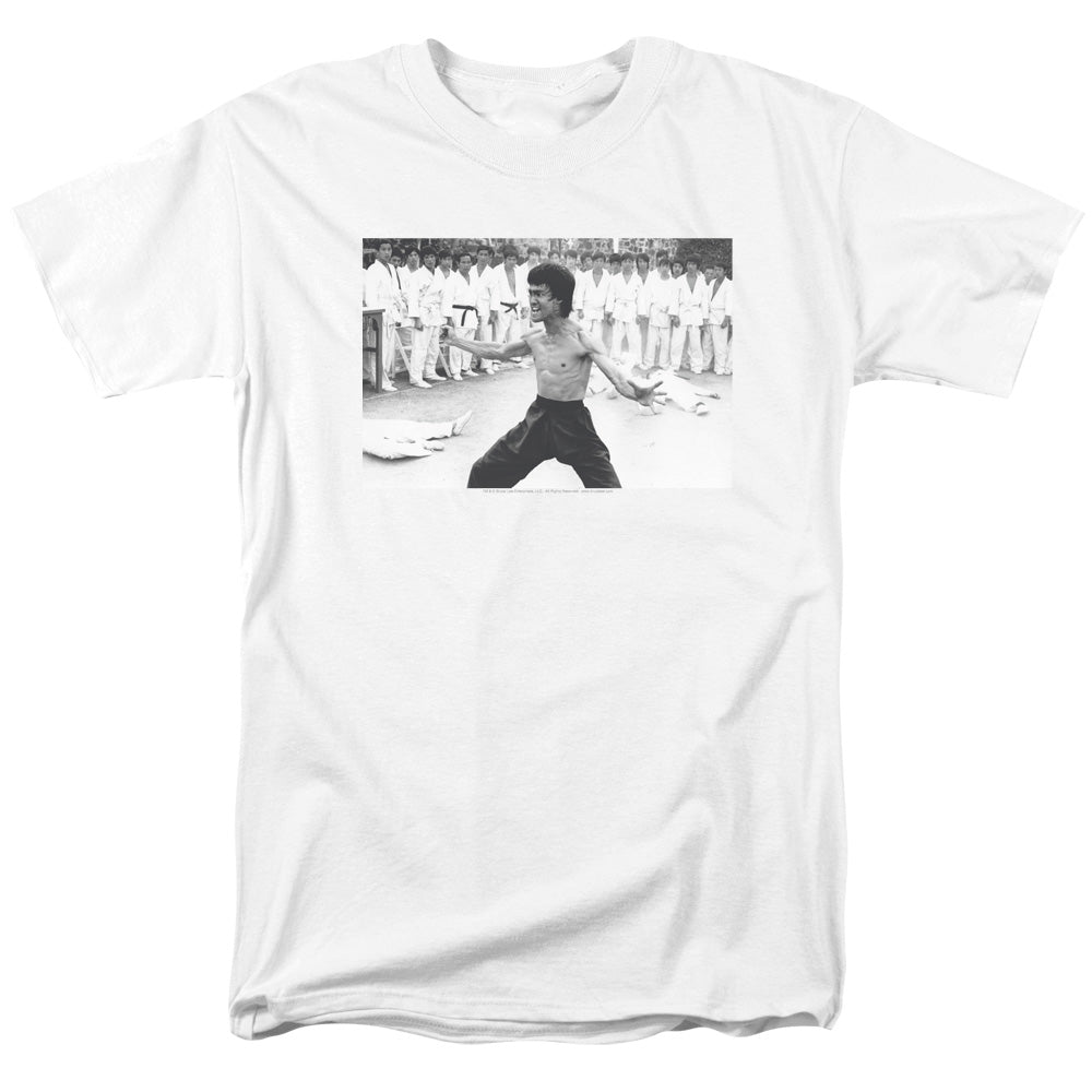 Bruce Lee - Triumphant - Short Sleeve Adult 18/1 - White T-shirt