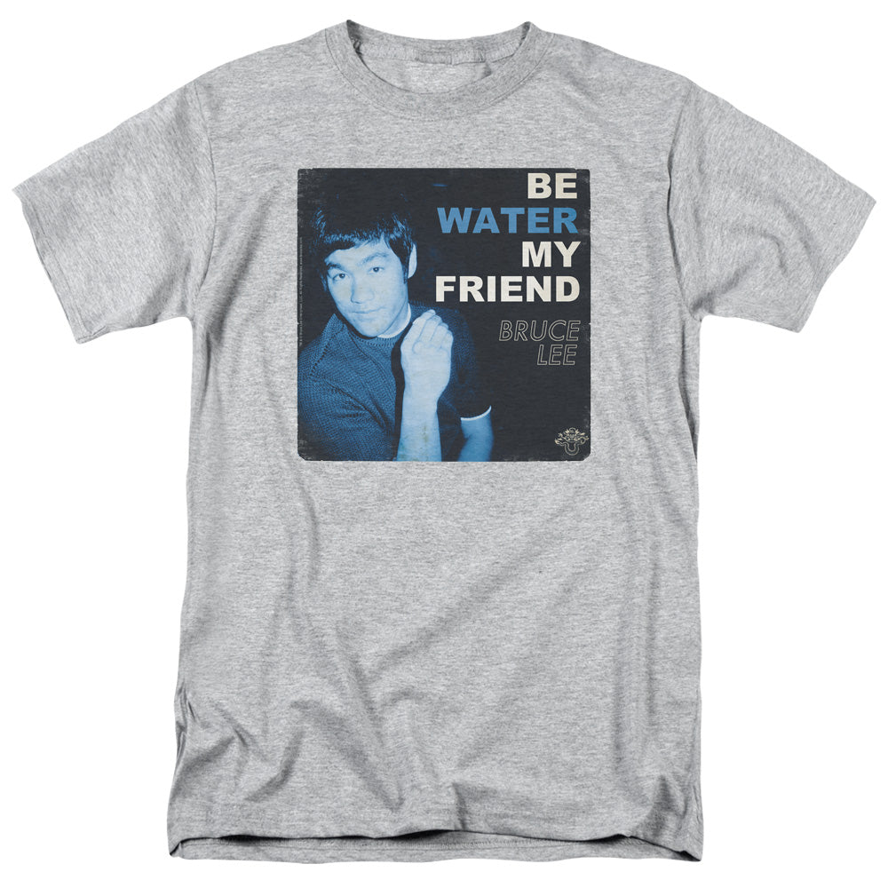 Bruce Lee - Water - Short Sleeve Adult 18/1 - Athletic Heather T-shirt