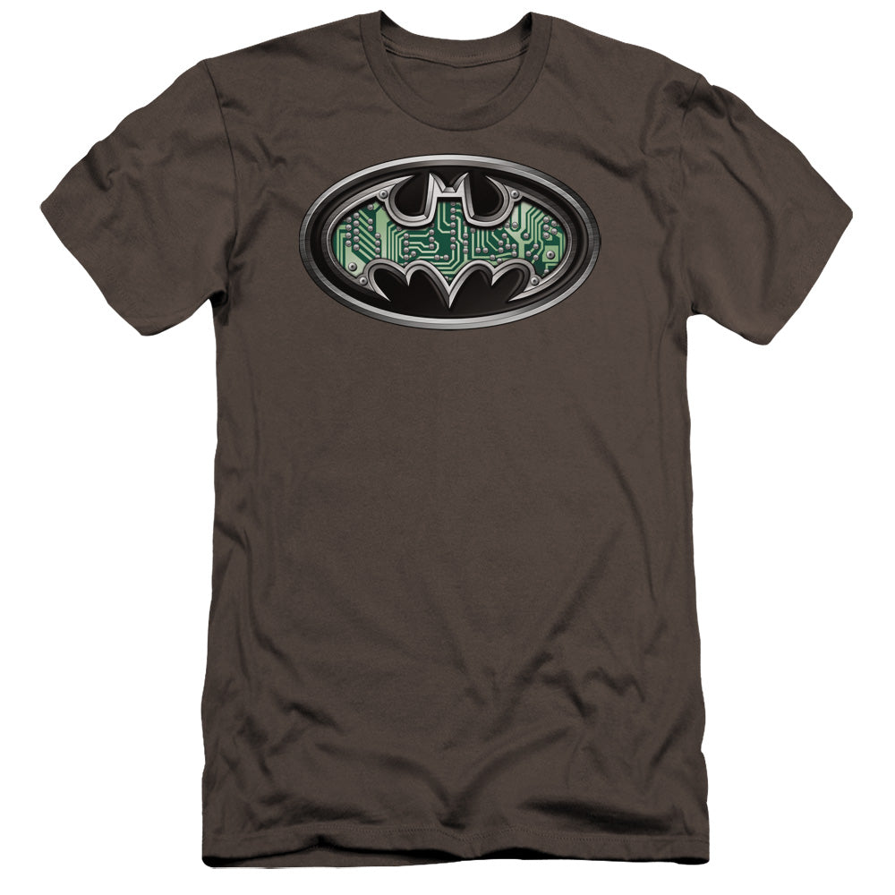 Batman - Circuitry Shield-premuim Canvas Adult Slim Fit 30/1 - Charcoal