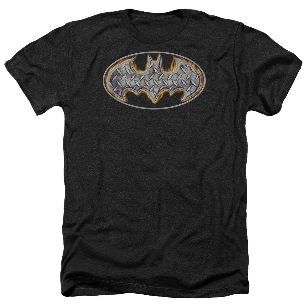 Batman - Steel Fire Shield - Adult Heather-black