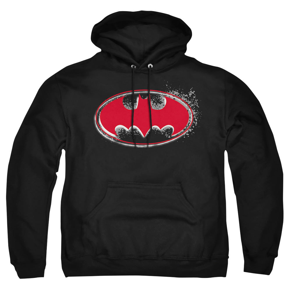 Batman - Hardcore Noir Bat Logo - Adult Pull-over Hoodie - Black