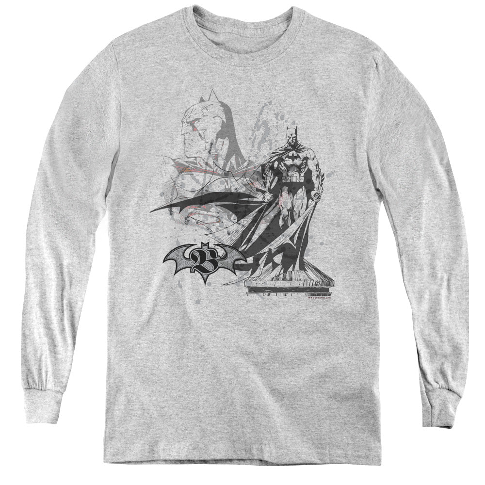 Batman - Overseer - Youth Long Sleeve Tee - White