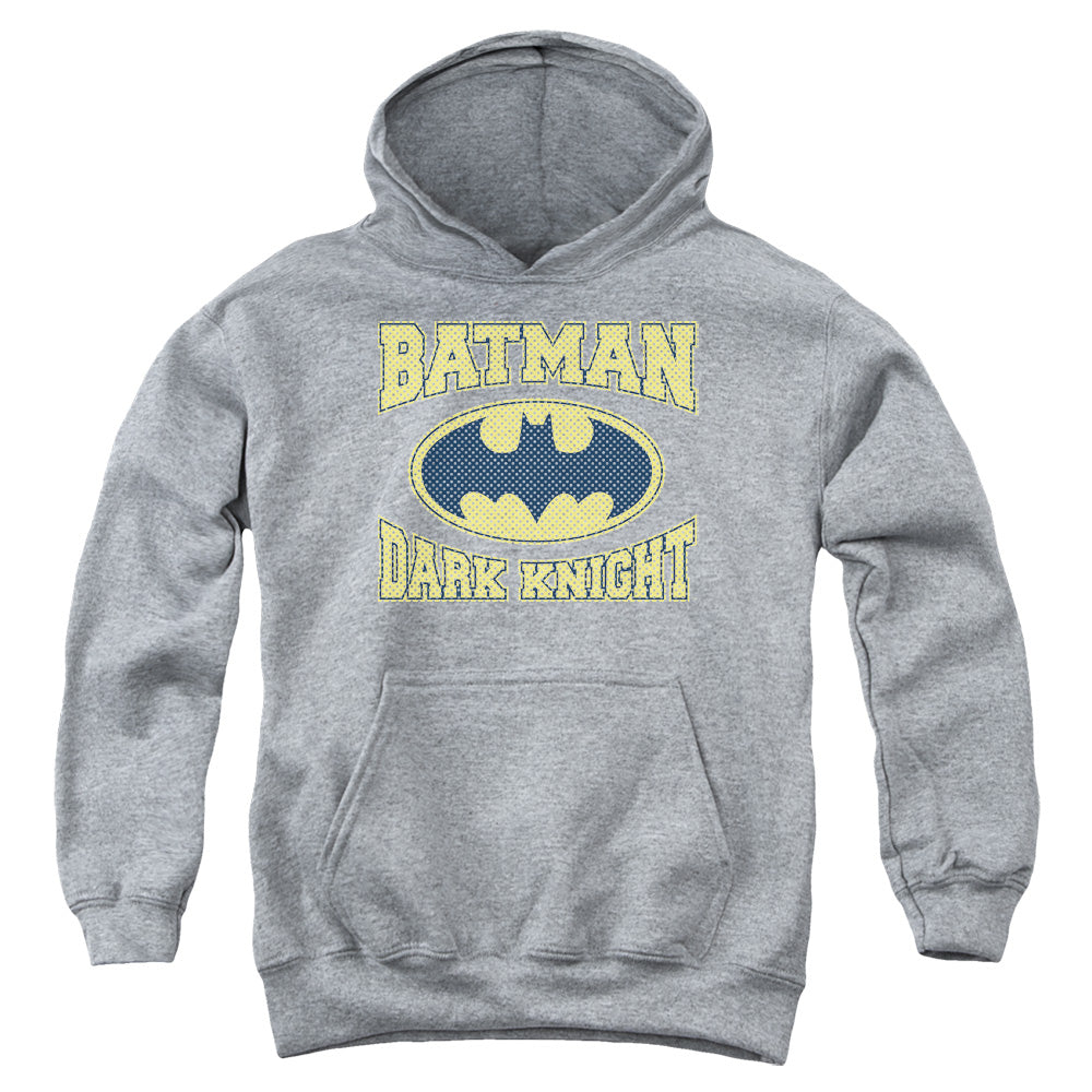 Batman - Dark Knight Jersey - Youth Pull-over Hoodie - Heather