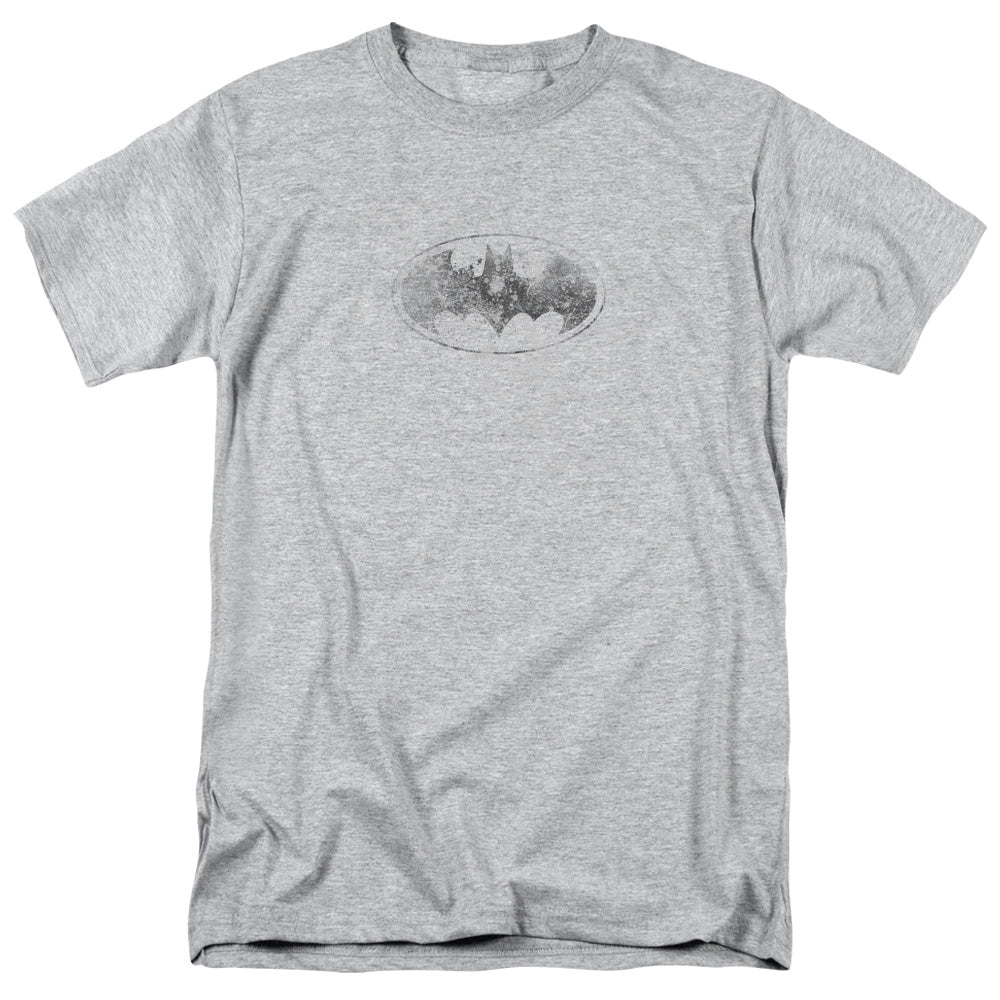 Batman - Burned & Splattered - Short Sleeve Adult 18/1 - Athletic Heather T-shirt