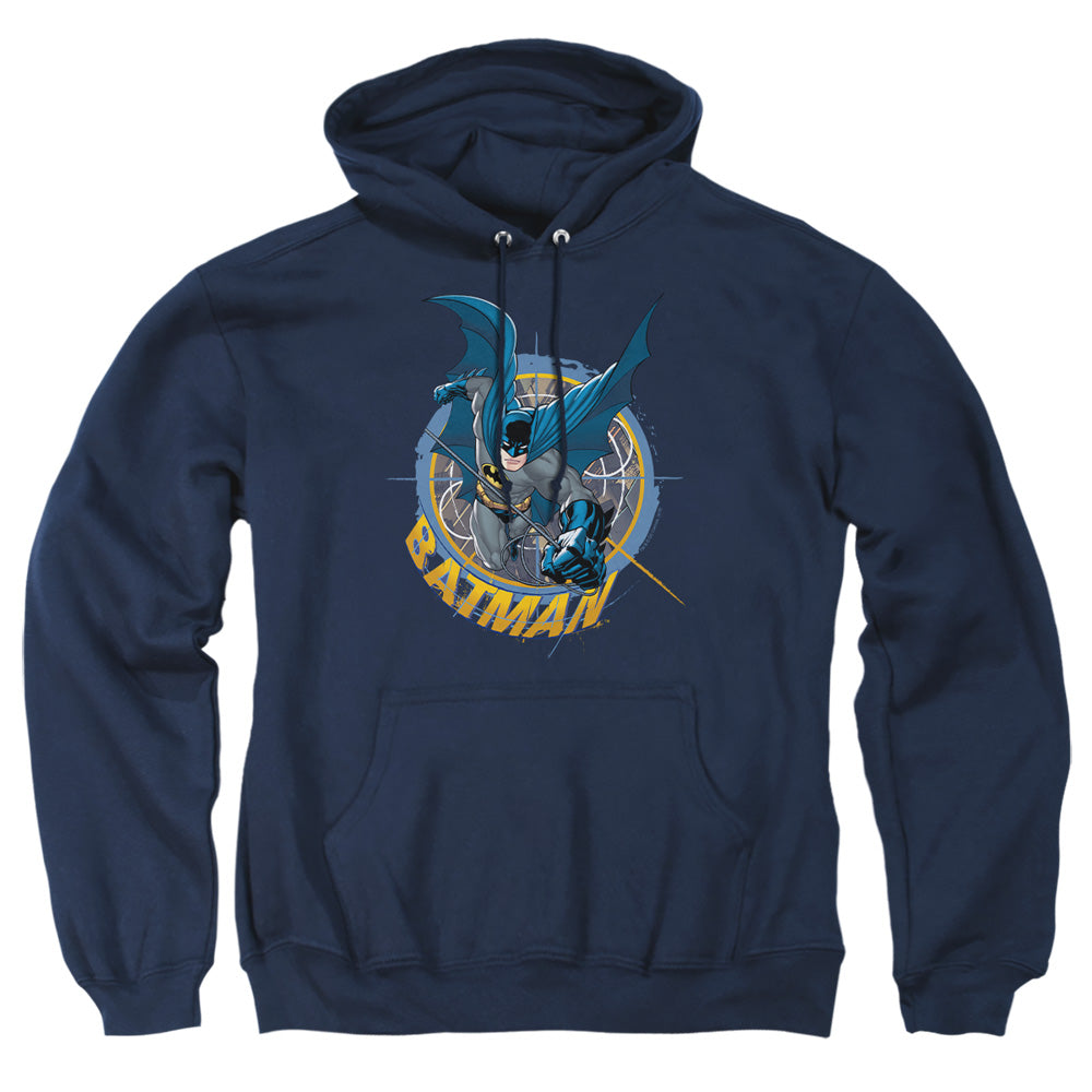 Batman - In The Crosshairs - Adult Pull-over Hoodie - Navy