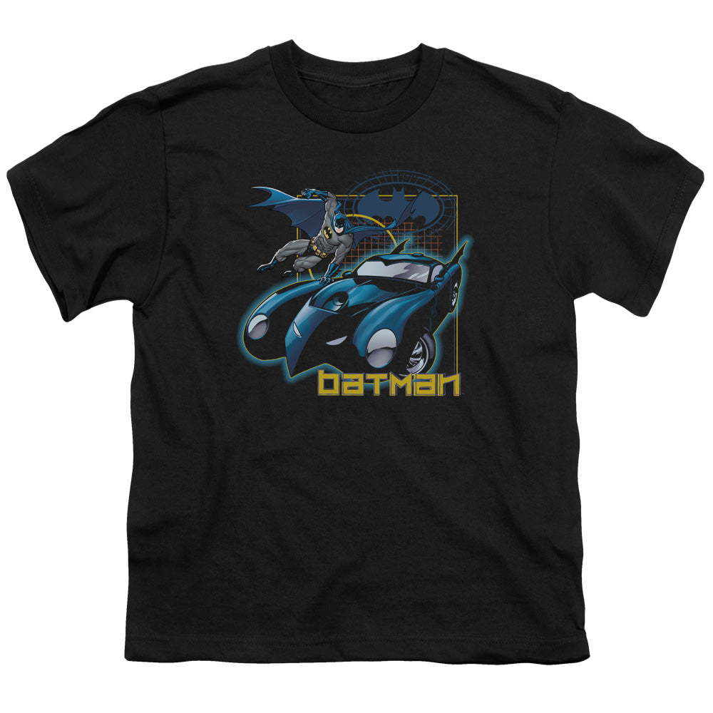 Batman - Nice Wheels - Short Sleeve Youth 18/1 - Black T-shirt