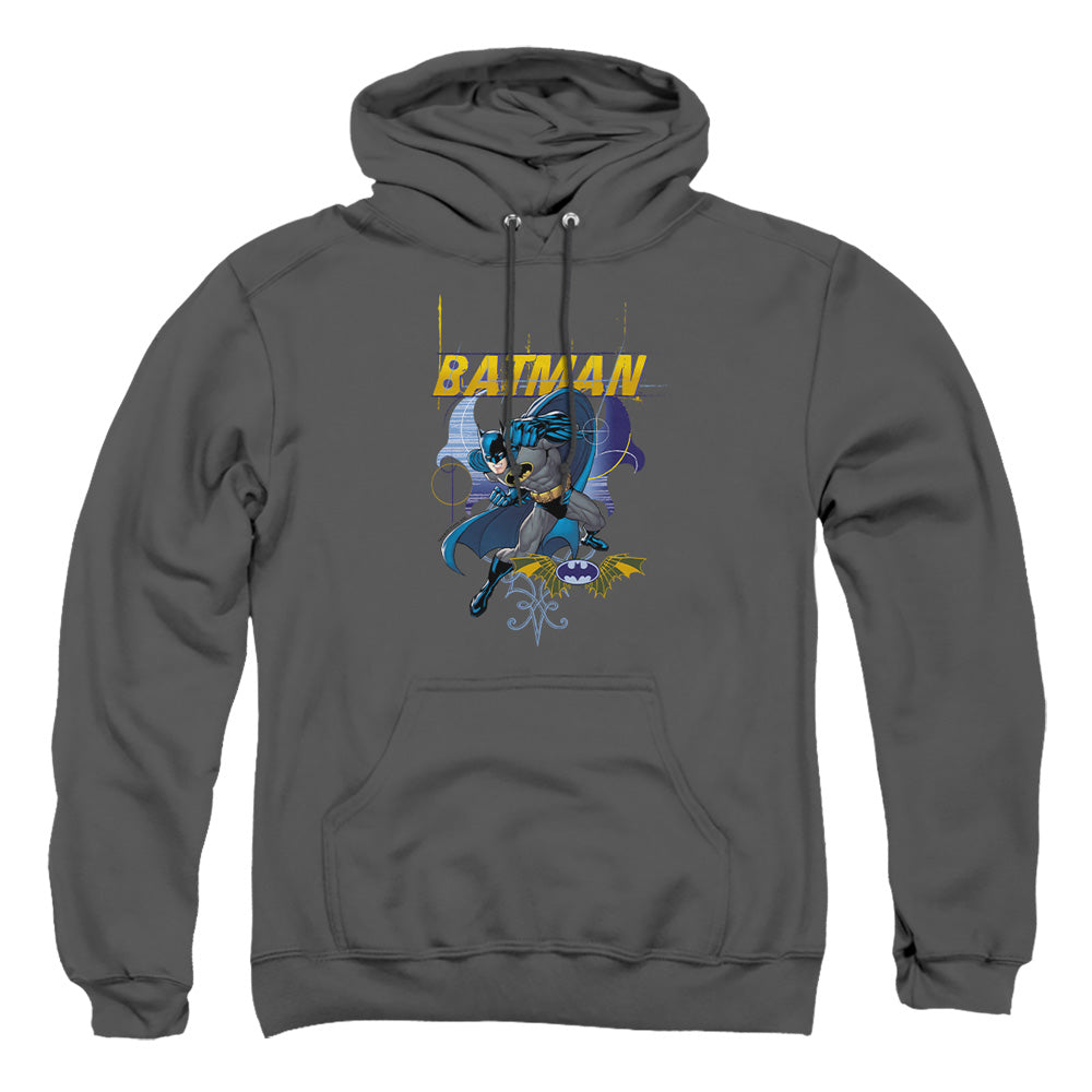 Batman - Urban Gothic - Adult Pull-over Hoodie - Charcoal