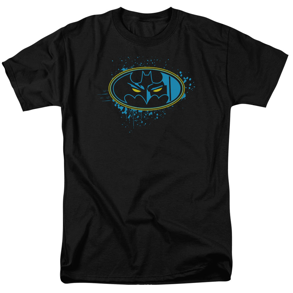 Batman - Eyes In The Darkness - Short Sleeve Adult 18/1 - Black T-shirt