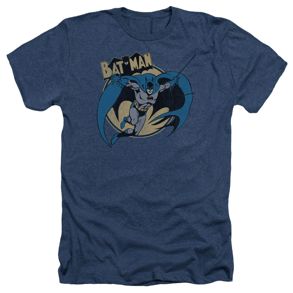 Batman - Through The Night - Adult Heather - Navy