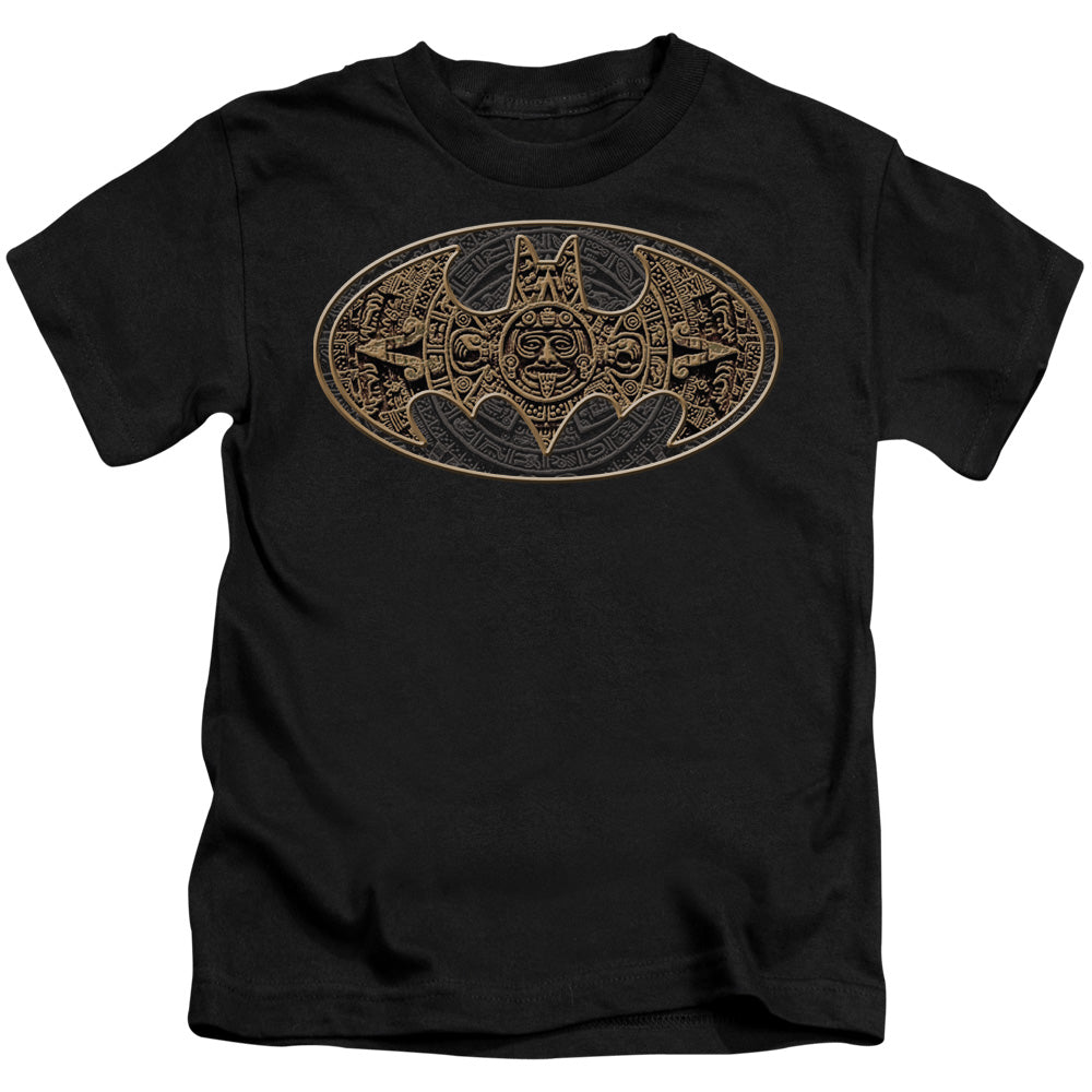 BATMAN AZTEC BAT LOGO - S/S JUVENILE 18/1 - BLACK - T-Shirt