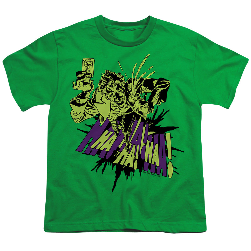 Batman - Smell My Flower - Short Sleeve Youth 18/1 - Charcoal T-shirt