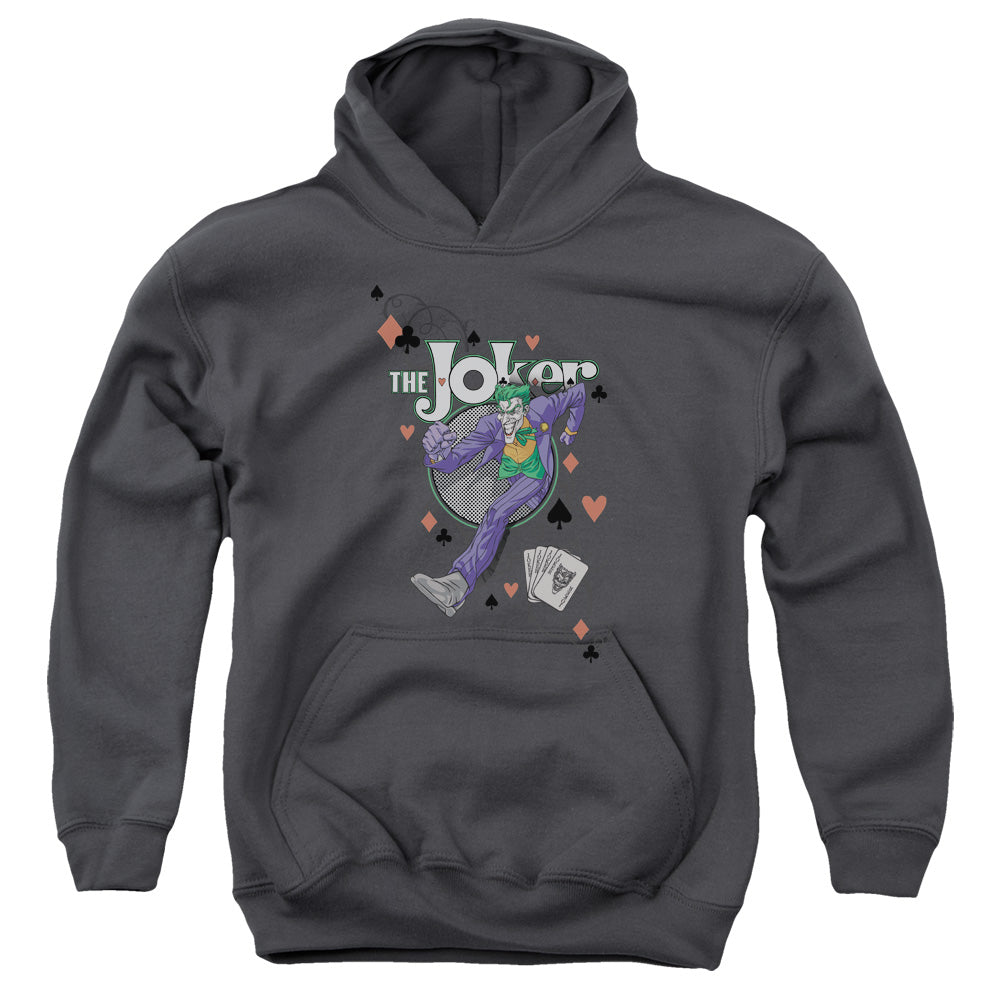 Batman - Always A Joker - Youth Pull-over Hoodie - Charcoal