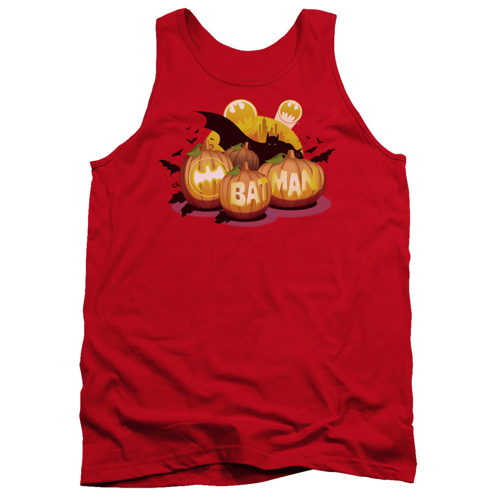 Batman - Bat O Lanterns - Adult Tank - Red