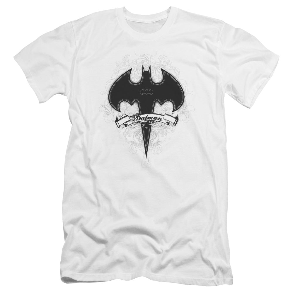 Batman - Gothic Gotham-premuim Canvas Adult Slim Fit 30/1 - White