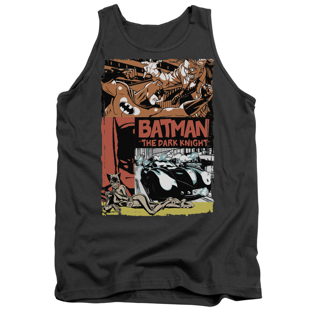 Batman - Old Movie Poster - Adult Tank - Charcoal