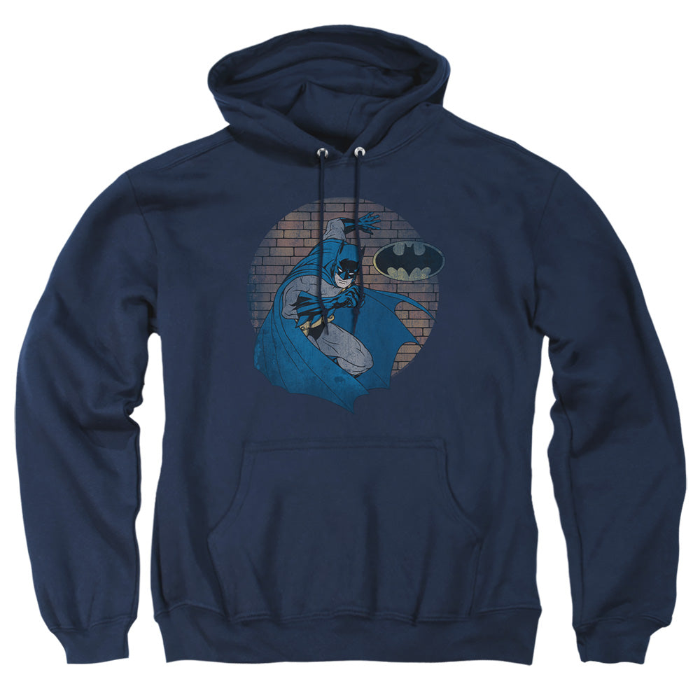 Batman - In The Spotlight - Adult Pull-over Hoodie - Navy