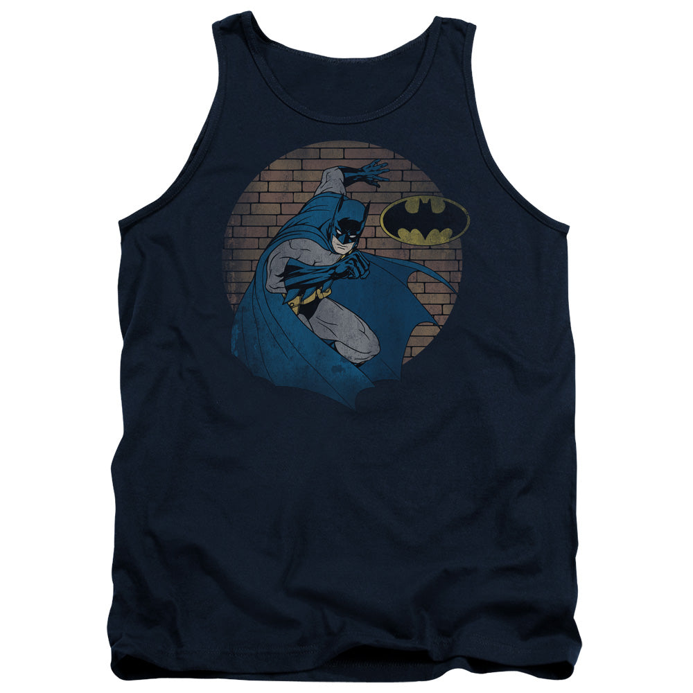 Batman - In The Spotlight - Adult Tank - Navy