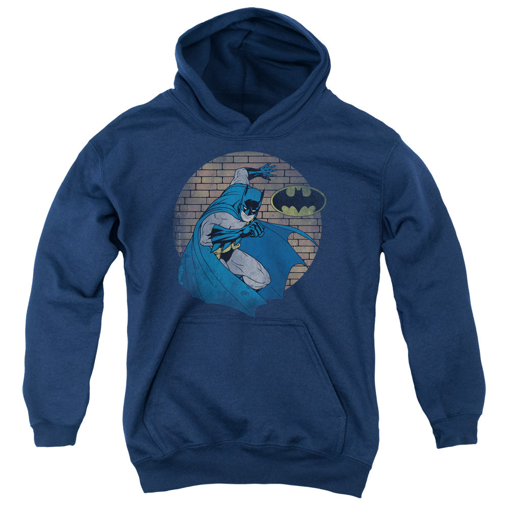 Batman - In The Spotlight - Youth Pull-over Hoodie - Navy