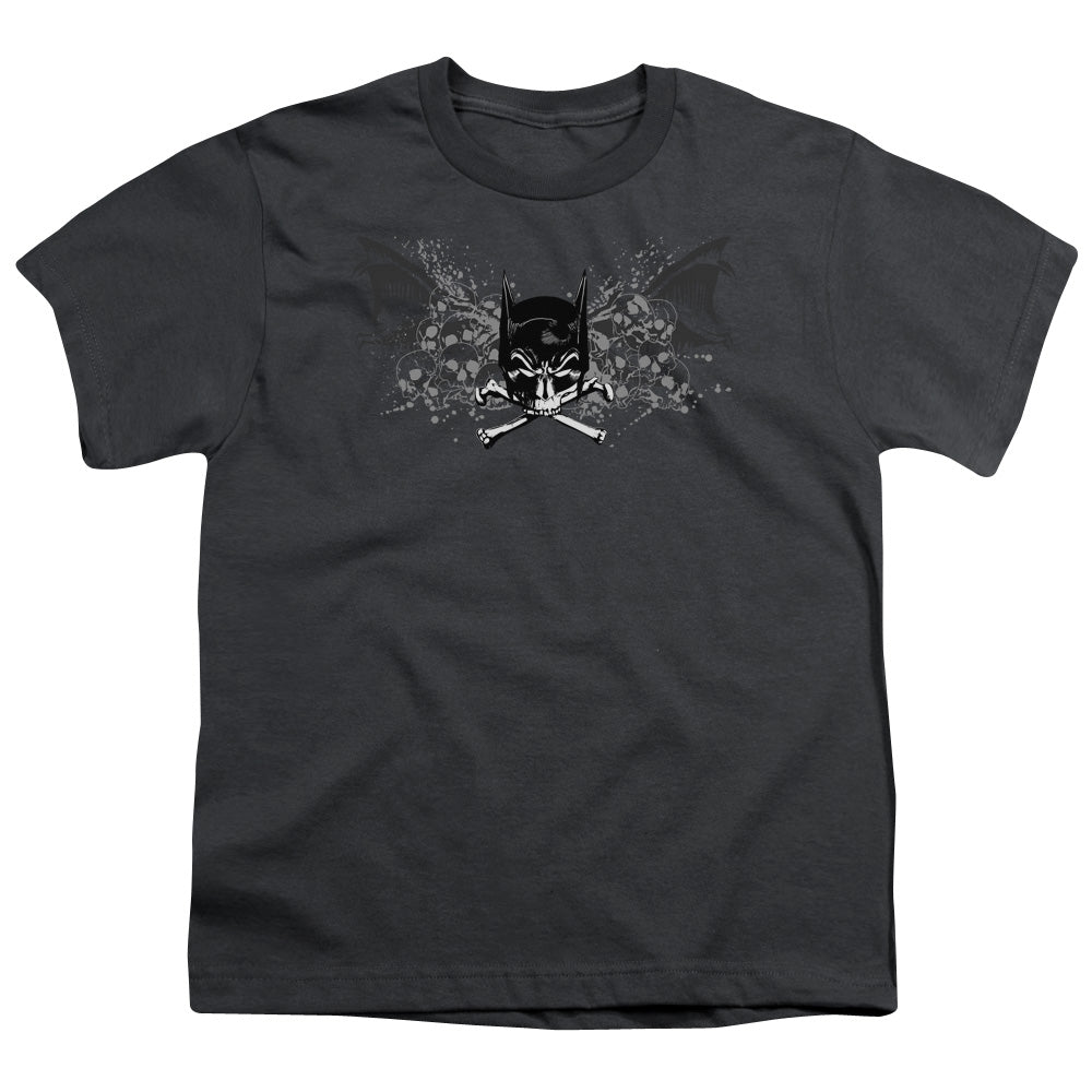 Batman - Ill Omen - Short Sleeve Youth 18/1 - Charcoal T-shirt