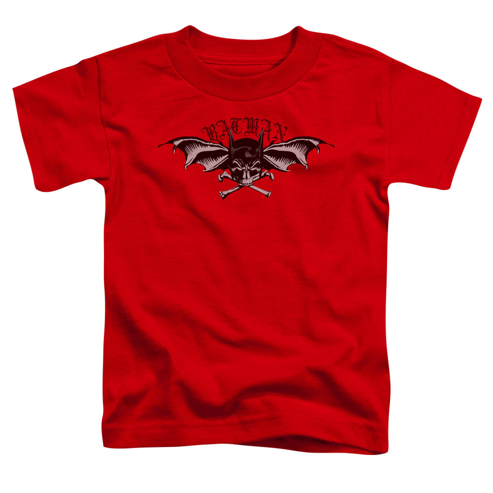 Batman - Wings Of Wrath - Short Sleeve Toddler Tee - Red T-shirt
