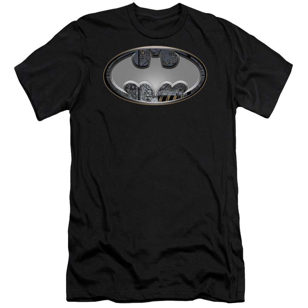 Batman - Steel Wall Shield-premuim Canvas Adult Slim Fit 30/1 - Black