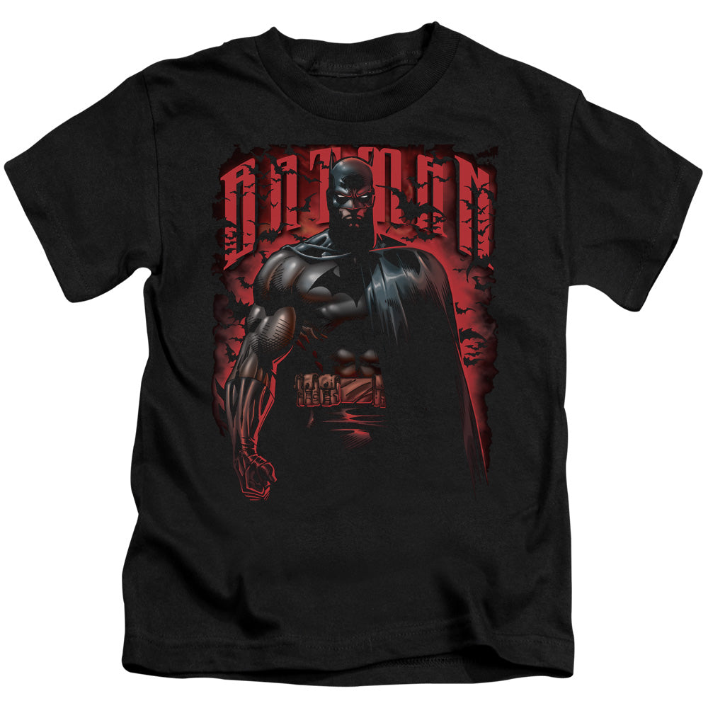 BATMAN RED KNIGHT - S/S JUVENILE 18/1 - BLACK - T-Shirt