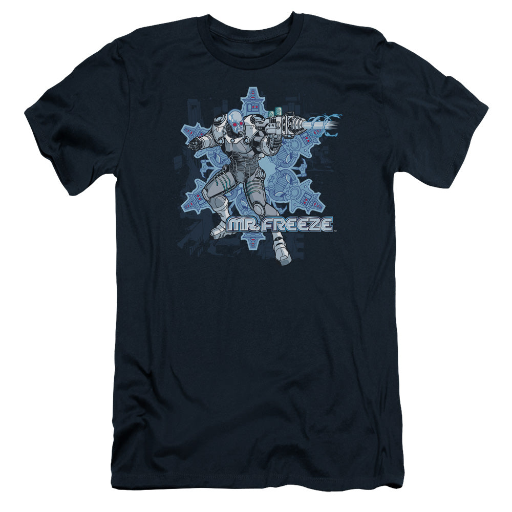 Batman - Mr Freeze - Short Sleeve Adult 30/1 - Navy T-shirt