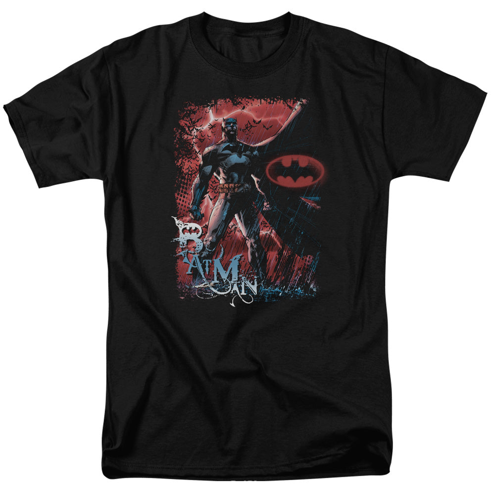 Batman - Gotham Reign - Short Sleeve Adult 18/1 - Black T-shirt