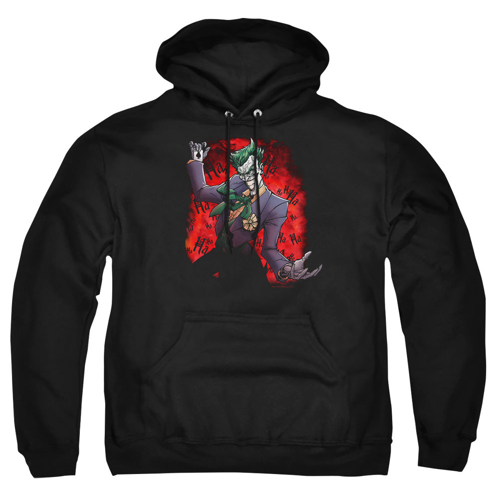 Batman - Jokers Ave - Adult Pull-over Hoodie - Black