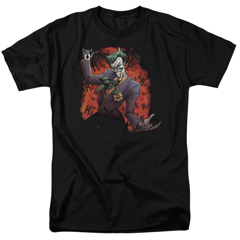 Batman - Jokers Ave - Short Sleeve Adult 18/1 - Black T-shirt