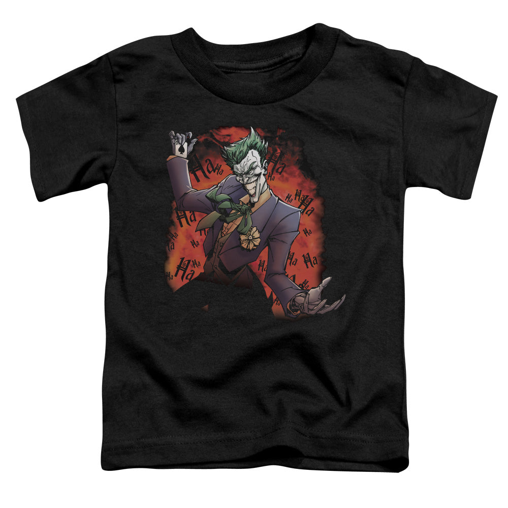 BATMAN JOKERS AVE - S/S TODDLER TEE - BLACK - T-Shirt