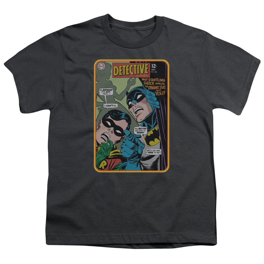 Batman - Detective #380 - Short Sleeve Youth 18/1 - Charcoal T-shirt