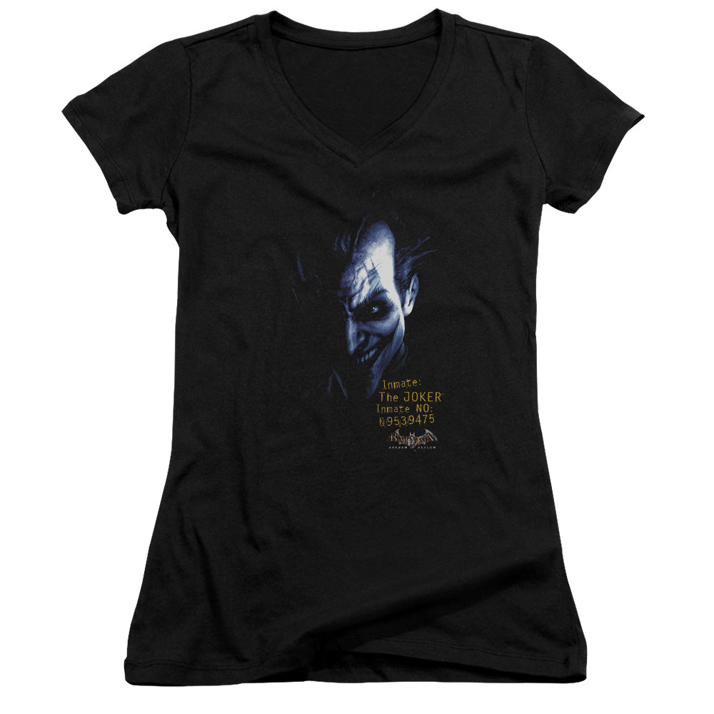 Batman Aa - Arkham Joker - Junior V-neck - Black