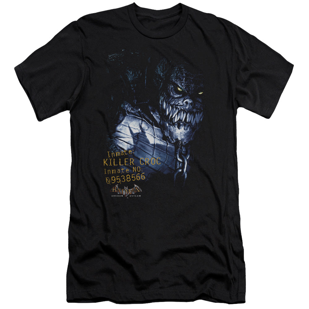 BATMAN AA ARKHAM KILLER CROC - S/S ADULT 30/1 - BLACK T-Shirt