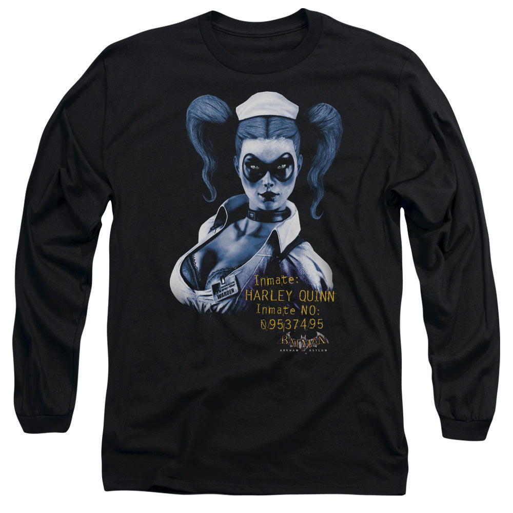 Batman Aa - Arkham Harley Quinn - Long Sleeve Adult 18/1 - Black T-shirt