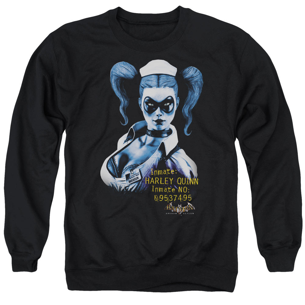 Batman Aa - Arkham Harley Quinn - Adult Crewneck Sweatshirt - Black