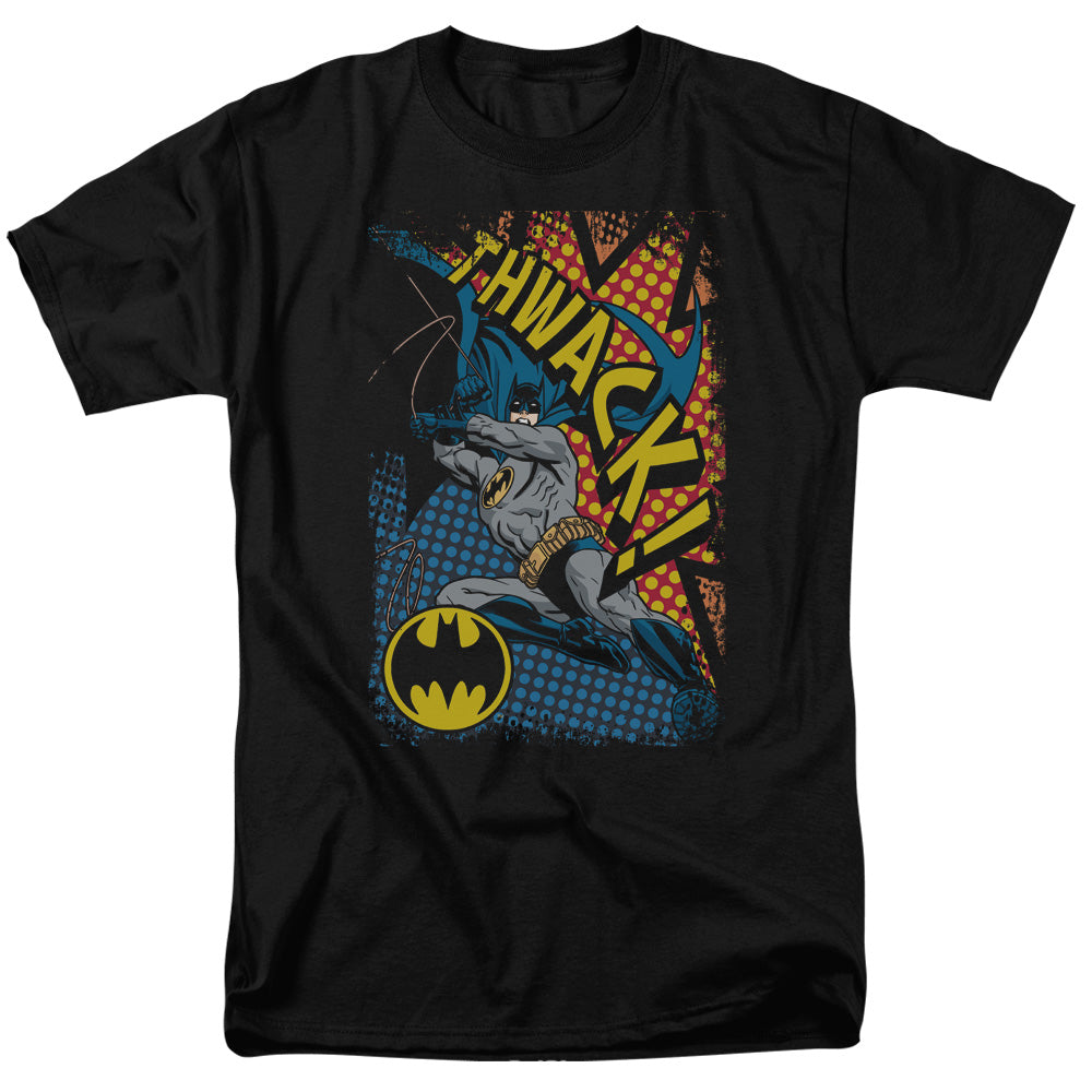 Batman - Thwack - Short Sleeve Adult 18/1 - Black T-shirt
