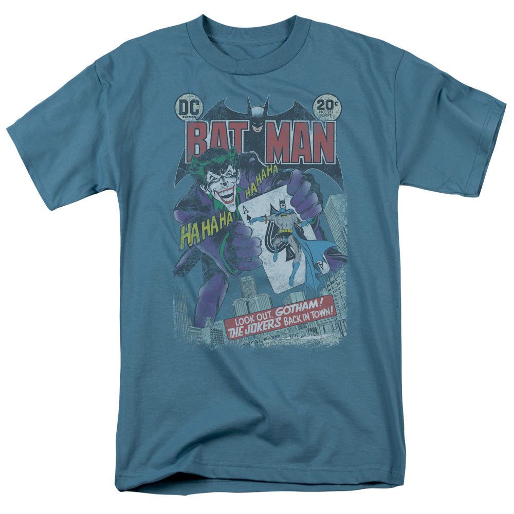 Batman - #251 Distressed - Short Sleeve Adult 18/1 - Slate T-shirt