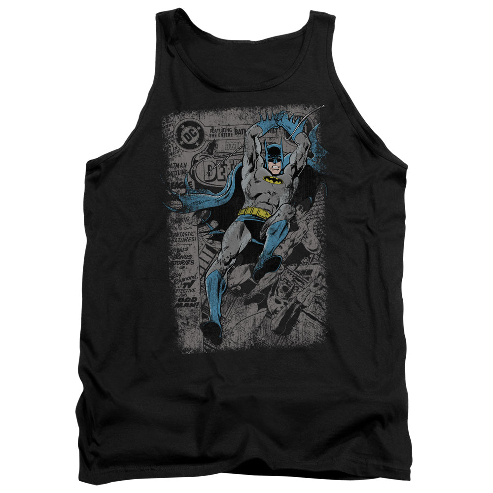 Batman - Detective #487 Distress - Adult Tank - Black