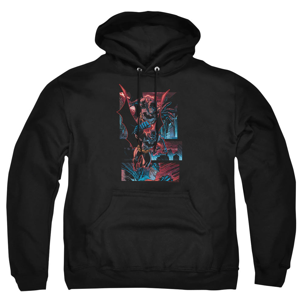 Batman - Dark Knight Panels - Adult Pull-over Hoodie - Black
