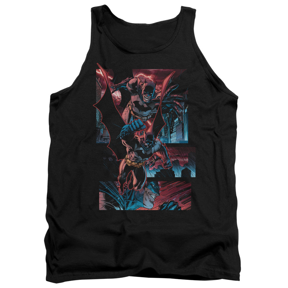 Batman - Dark Knight Panels - Adult Tank - Black