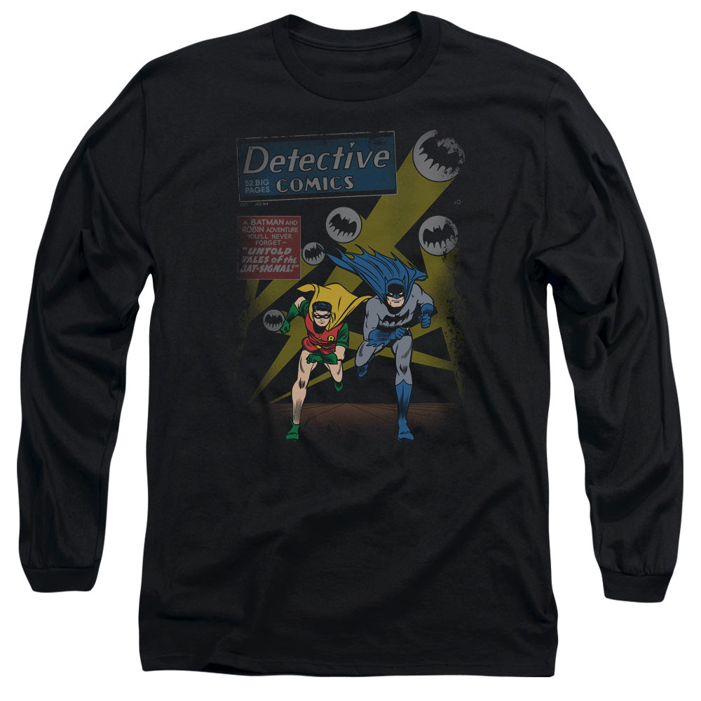 Batman - Dynamic Duo - Long Sleeve Adult 18/1 - Black T-shirt